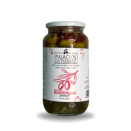 Banderillas Picantes – 500 g (Vidrio)