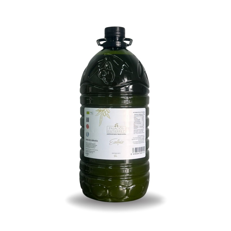 Aceite de Oliva Virgen Extra Ecológico – Garrafa 5 L (PET) Aceite de Oliva Virgen Extra Ecológico – Garrafa 5 L (PET)