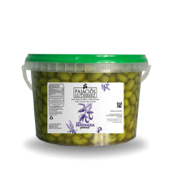 Aceitunas Sabor Berenjena – Cubo 4,5 kg (Plástico)