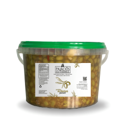 Aceitunas Aliñadas – Cubo 4,5 kg (Plástico)
