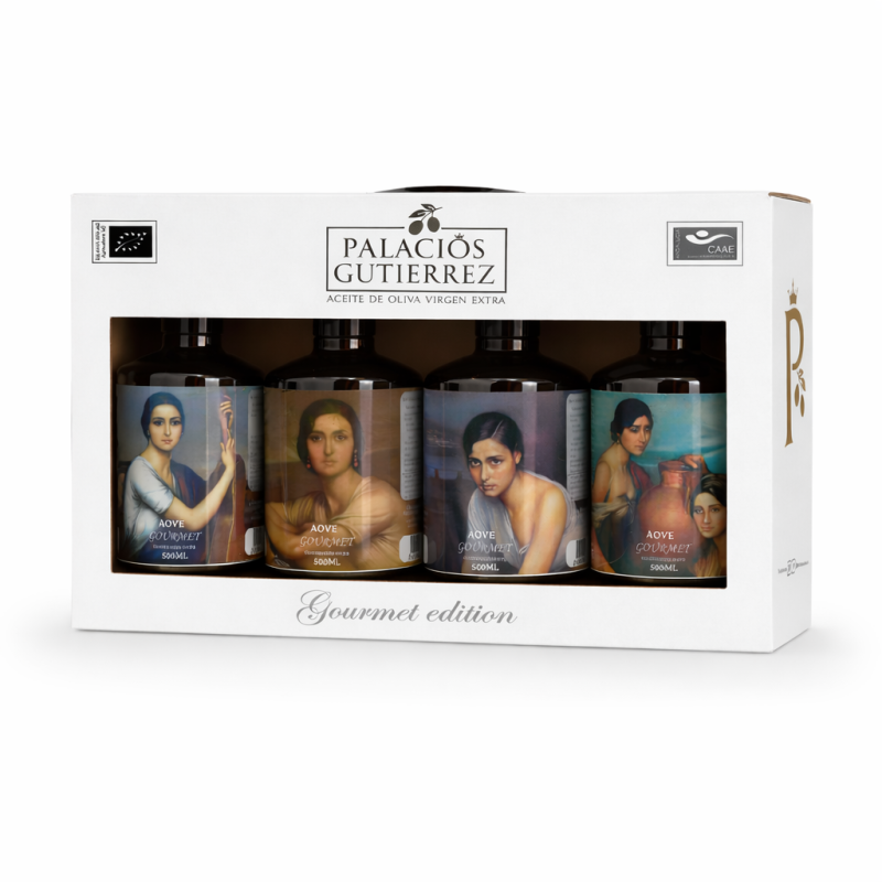 Aceite de Oliva Virgen Extra – Edición Julio Romero de Torres · Arbosana · 500 ml