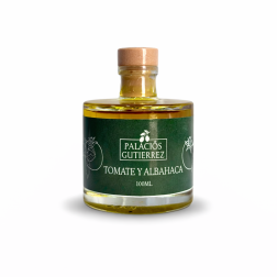 Aceite de Oliva Macerado con Tomate y Albahaca – 100 ml (Vidrio)