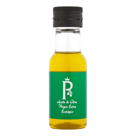 Aceite de Oliva Virgen Extra Ecológico · Caja 100 Monodosis de 20 ml (Vidrio)