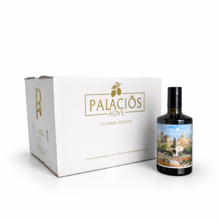 Aceite de Oliva Virgen Extra – Edición Alcázar de los Reyes Cristianos · 500 ml (Vidrio)