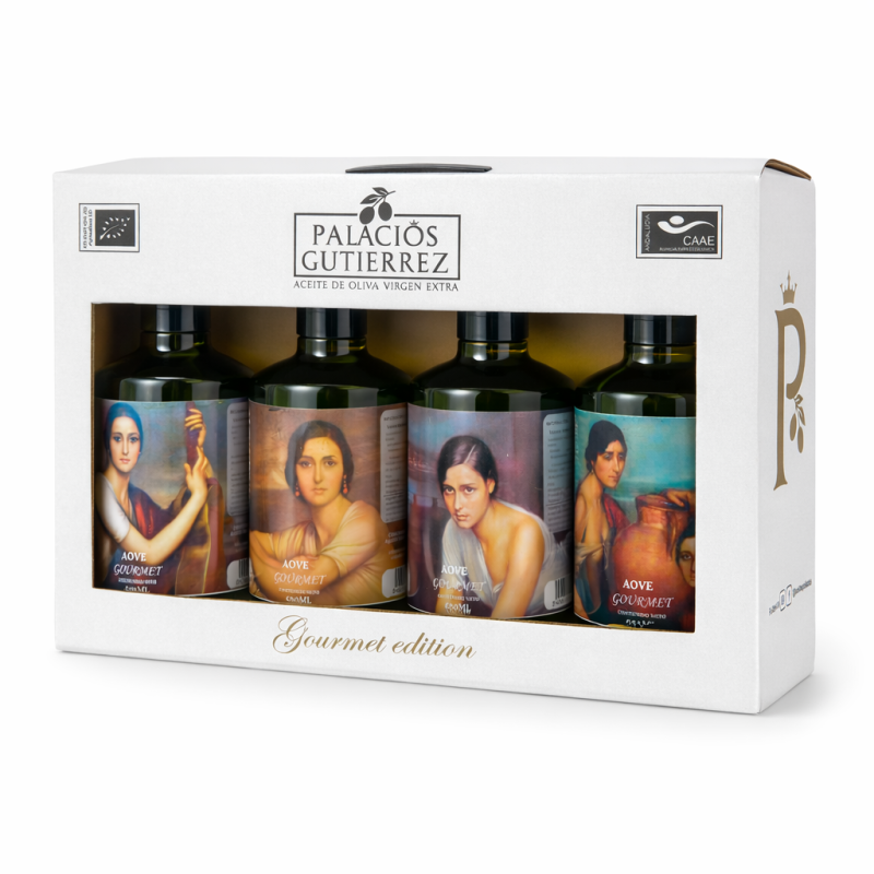 Estuche Premium Edicion Julio Romero – 500 ml Aove (Vidrio)