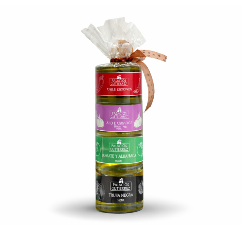 Aceite de Oliva Macerado con Tomate y Albahaca – 100 ml (Vidrio)