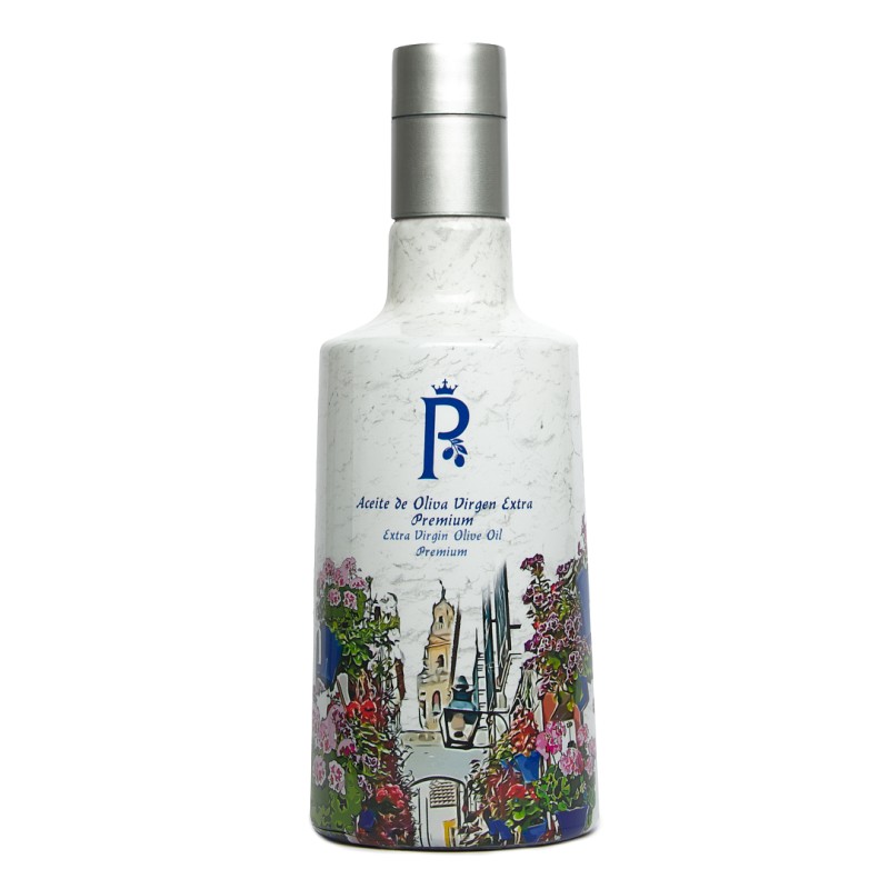 Botella Cristal Patios 500ml de Aceite de Oliva Virgen Extra Botella Cristal Patios 500ml de Aceite de Oliva Virgen Extra