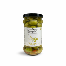 Aceitunas Partidas Aliñadas – 150g (Vidrio)