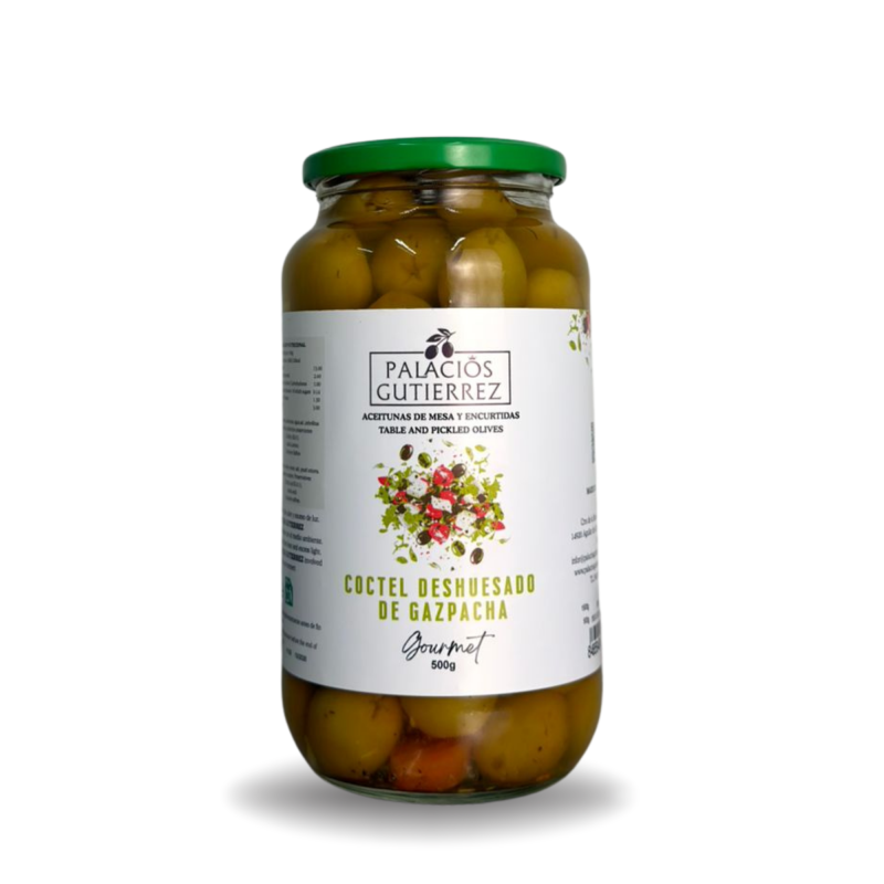 CÓCTEL DESHUESADO DE GAZPACHA 500 G - PALACIOS GUTIÉRREZ CÓCTEL DESHUESADO DE GAZPACHA 500 G - PALACIOS GUTIÉRREZ