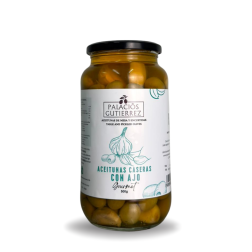 ACEITUNAS CASERAS CON AJO 500 G - PALACIOS GUTIÉRREZ
