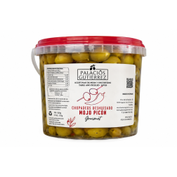 Aceitunas Chupadedos Deshuesadas Mojo Picón – Cubo 4,5 kg (Plástico)