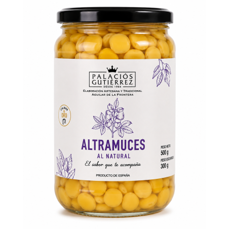 Altramuces Palacios Gutiérrez –  500 g (Vidrio)
