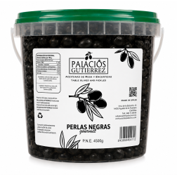 Perlas Negras Gourmet- Cubo 4,5 kg ( Plástico)