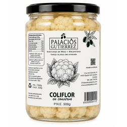 Coliflor en Conserva- 500g (Vidrio)
