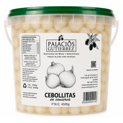 Cebollitas en conserva- 4,5kg ( Plástico)
