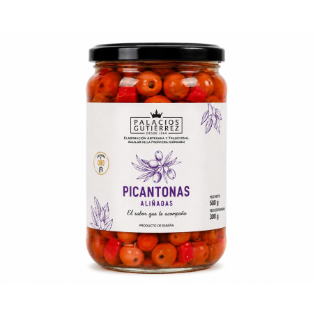 Aceitunas Picantonas- 500g ( Vidrio)