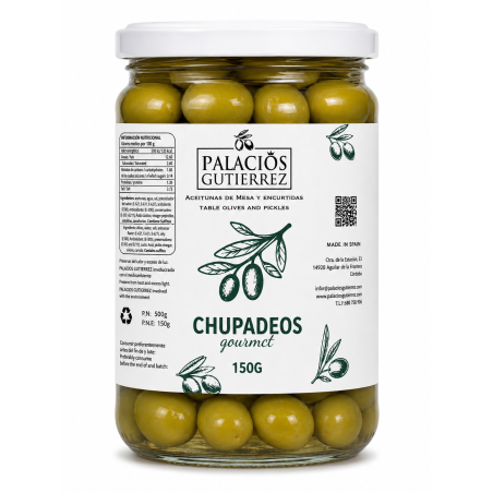 Aceitunas Chupadeos- 150g(Vidrio)