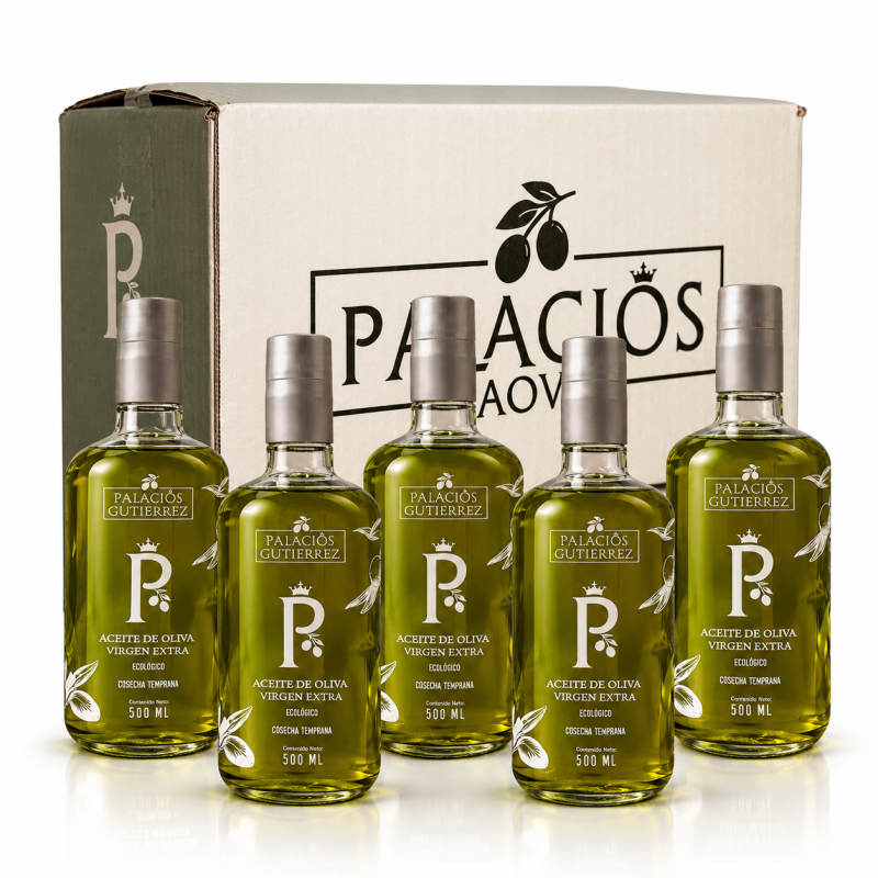 Aceite de Oliva Virgen Extra Picual  – Pacho · 500 ml (Vidrio) Cosecha Temprana