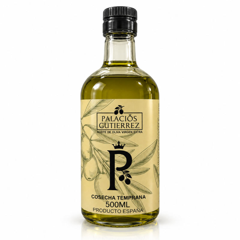 Aceite de Oliva Virgen Extra Cosecha Temprana Sin Filtrar – 500 ml (PET) (Hojiblanco) Aceite de Oliva Virgen Extra Cosecha Temprana Sin Filtrar – 500 ml (PET) (Hojiblanco)
