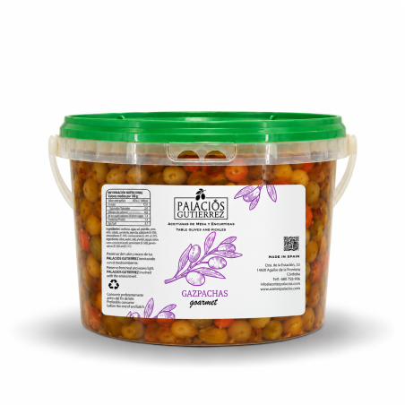 Cóctel Deshuesado Gazpacha – Cubo 4,5 kg (Plástico)