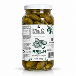 Pepinillos Gordos- 500g ( Vidrio)