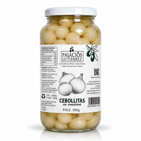 Cebollitas en Conserva- 500g(Vidrio)