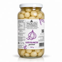 AJOS BLANCOS 500 G (Vidrio) - PALACIOS GUTIERREZ