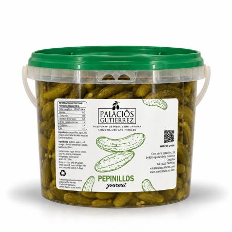 PEPINILLOS-CUBO 4,5 KG (PLÁSTICO)