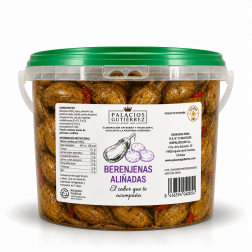 Berenjenas Aliñadas- Cubo 4,5 kg (Plástico)