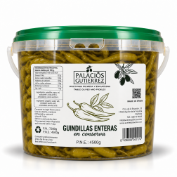 Guindillas enteras-4,5 kg Cubo (Plástico)